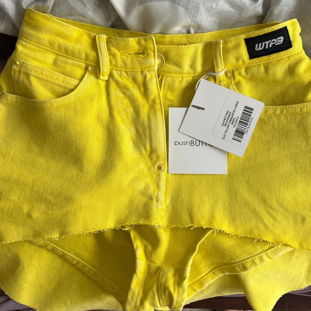 PUSHBUTTON yellow skirt/skort